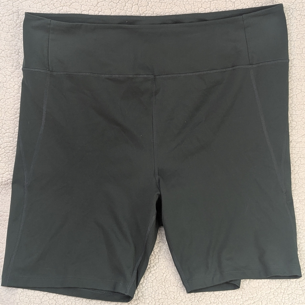 Girlfriend Collective Dark Gray Bike Shorts